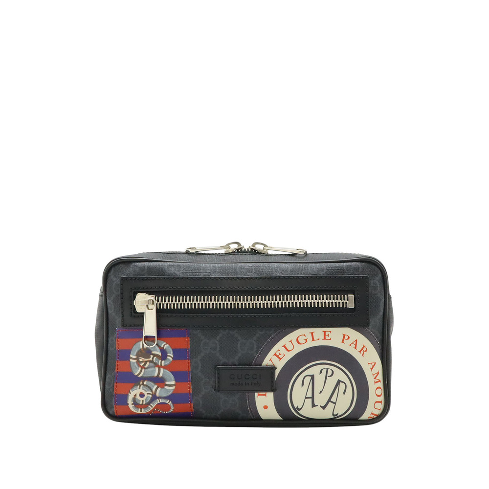 Pre-Loved Gucci GG Supreme Web Night Courrier Belt Bag